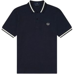 Fred Perry, Heren, Tops, Blauw, Maat: 4XS Katoen,
