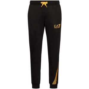 Emporio Armani Ea7, Heren, Broeken, Geel, Maat: 2XL Katoen,
