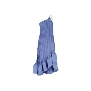 Lanvin Midi Jurken , Blue , Dames , Maat: XS