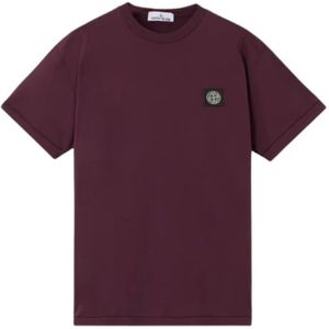 Stone Island, Heren, Tops, Rood, Maat: XL