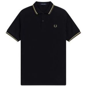 Fred Perry, Heren, Tops, Zwart, Maat: 3XL Katoen,