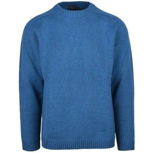 Daniele Fiesoli, Heren, Truien, Blauw, Maat: M Wol,