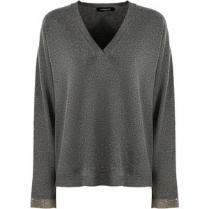 Fabiana Filippi, Dames, Truien, Grijs, Maat: M Zijde,