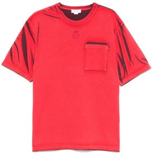 Alexander McQueen, Heren, Tops, Rood, Maat: M