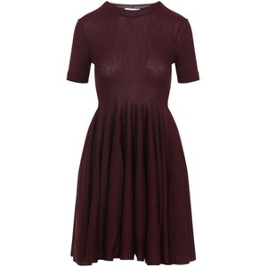 Alaïa, Dames, Jurken, Paars, Maat: S Wol,