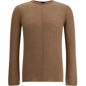 Prada, Heren, Truien, Bruin, Maat: L Kasjmier,