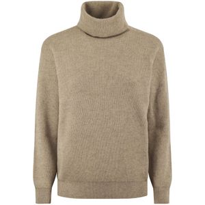 Brunello Cucinelli, Dames, Truien, Beige, Maat: XS Kasjmier,