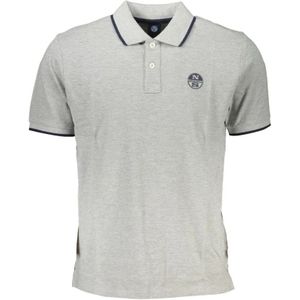 North Sails - Classic Fit Poloshirt - Grijs - Katoen