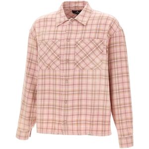 Represent, Heren, Overhemden, Roze, Maat: S Katoen,