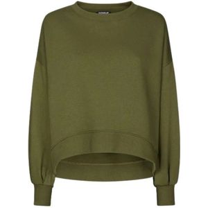 Dondup, Dames, Sweatshirts & Hoodies, Groen, Maat: M