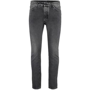 Palm Angels - Slim Fit Jeans - Grijs - 100% Katoen - Maxi-logo Achterkant