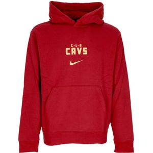 Nike, Heren, Sweatshirts & Hoodies, Rood, Maat: XS Katoen,