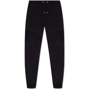 Balmain Sweatpants met logo , Black , Heren , Maat: XL