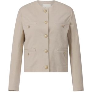 Circolo 1901, Dames, Jassen, Beige, Maat: 2XS