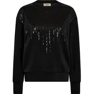 MOS Mosh, Dames, Sweatshirts & Hoodies, Zwart, Maat: XS