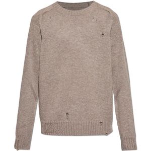 Zadig & Voltaire, Heren, Truien, Beige, Maat: M Wol,