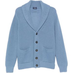 Drumohr, Heren, Truien, Blauw, Maat: S Wol,