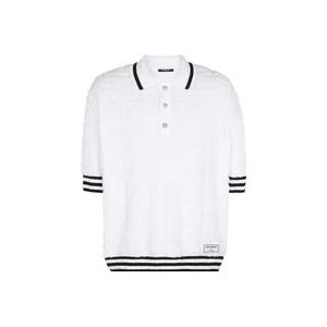 Balmain Polo Hemden , White , Heren , Maat: M
