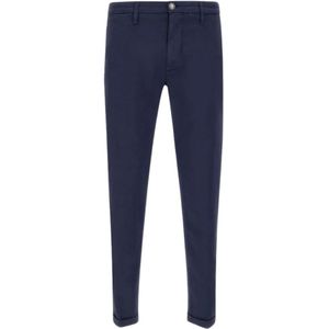 Re-Hash, Heren, Broeken, Blauw, Maat: W38 Katoen,