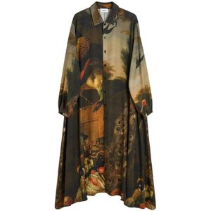 Soulland, Dames, Jurken, Veelkleurig, Maat: Xs/S