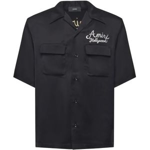 Amiri, Heren, Overhemden, Zwart, Maat: L