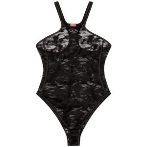 Diesel, Dames, Tops, Zwart, Maat: M