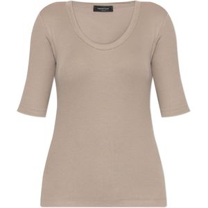 Fabiana Filippi, Dames, Tops, Grijs, Maat: M Katoen,