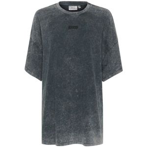 Gestuz, Dames, Tops, Grijs, Maat: S Katoen,