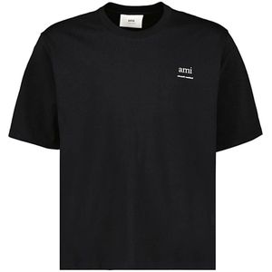 Ami Paris, Heren, Tops, Zwart, Maat: S