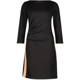 Zero - Knielange Jurk - Plooien - 3/4-mouw