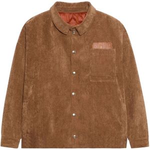 Gcds, Heren, Jassen, Bruin, Maat: S Corduroy,