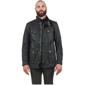 Barbour, Heren, Jassen, Zwart, Maat: L Katoen,