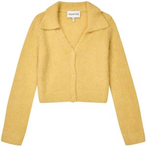 Munthe Gebreid vest 'ROXAS'  citroen