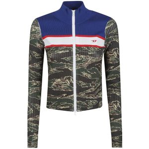 Diesel, Dames, Sweatshirts & Hoodies, Veelkleurig, Maat: L Viscose,