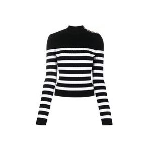 Balmain Sweatshirts , Black , Dames , Maat: S