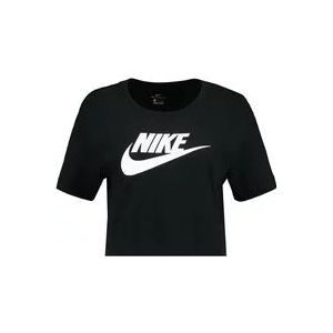 Nike T-Hemden , Black , Dames , Maat: L