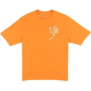 Nike, Heren, Tops, Oranje, Maat: S