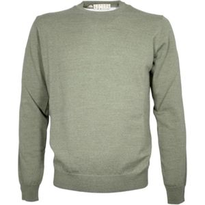 Cashmere Company, Heren, Truien, Groen, Maat: M Wol,