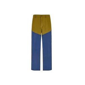 Moncler 1952 Capsule Katoenen Broek , Blue , Heren , Maat: XS