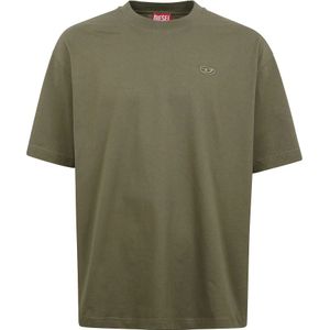 Diesel, Heren, Tops, Groen, Maat: M Katoen,