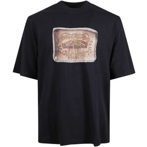Acne Studios, Heren, Tops, Zwart, Maat: L
