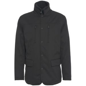 Save The Duck, Heren, Jassen, Zwart, Maat: L Poliester,