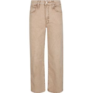 Mother, Dames, Jeans, Beige, Maat: W30 Katoen,