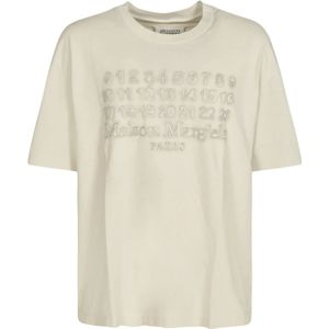 Maison Margiela, Heren, Tops, Wit, Maat: L Katoen,