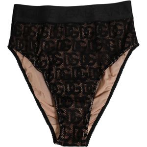 Dolce & Gabbana, Dames, Ondergoed, Zwart, Maat: S Katoen,