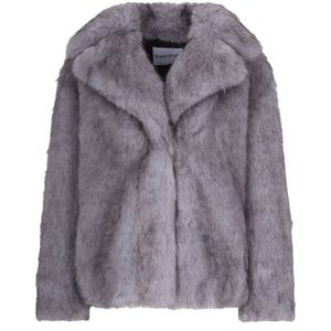 Stand Studio, Dames, Jassen, Grijs, Maat: M Leer,