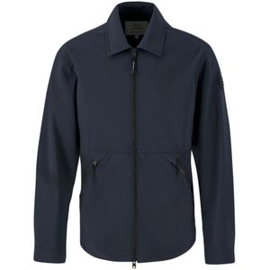 Woolrich Blauwe Soft Shell Overshirt , Blue , Heren , Maat: L