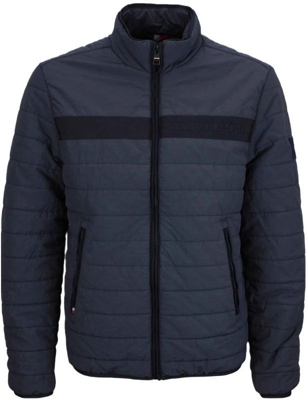 Tommy Hilfiger - Tussenjas - Donkerblauw - 100% Gerecycled Nylon