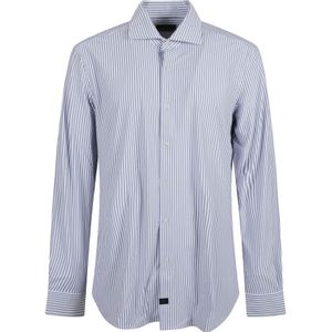 Fay, Heren, Overhemden, Blauw, Maat: 2XL