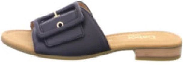 Gabor - Rhodos - Slippers - Zwart - Blokhak - Klittenbandsluiting